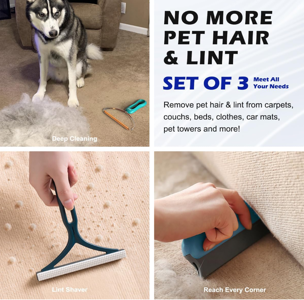 5-Piece Pet Hair Removal & Grooming Kit™