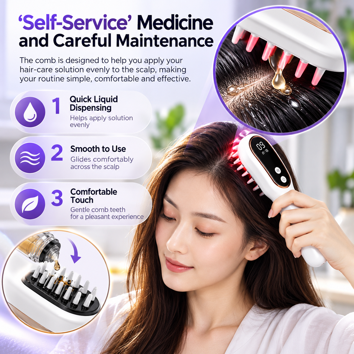 GlowRoot™ Scalp Therapy Comb