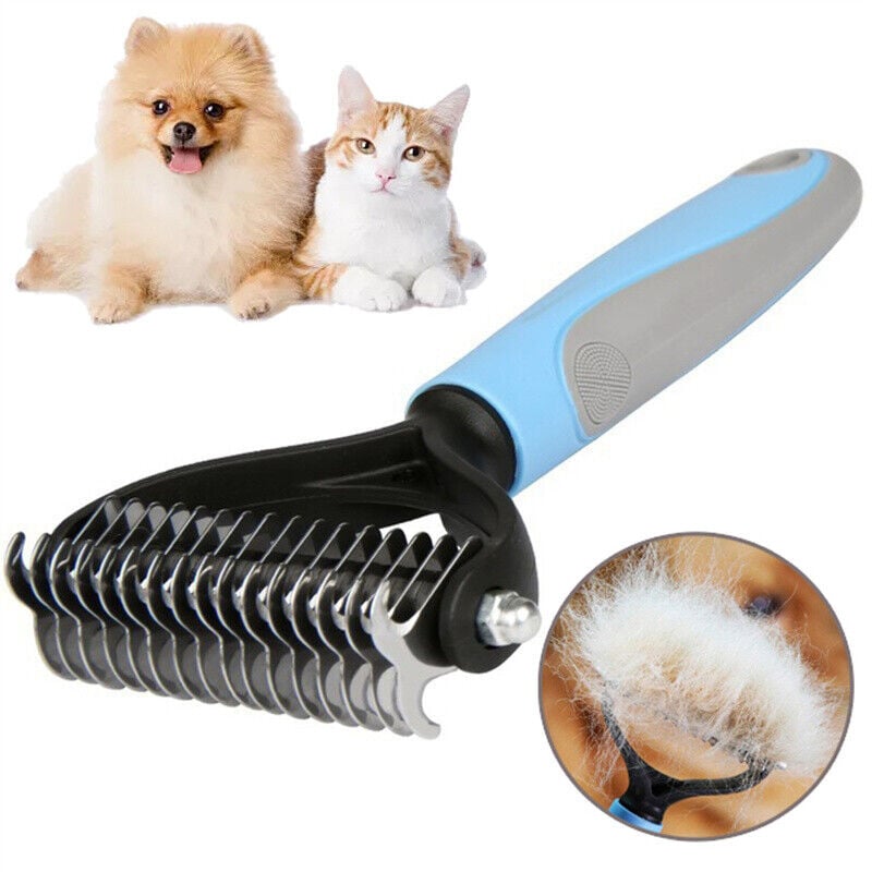 DualCare™ Double-Sided Grooming Brush for Dogs & Cats