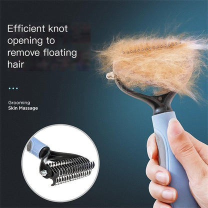 DualCare™ Double-Sided Grooming Brush for Dogs & Cats