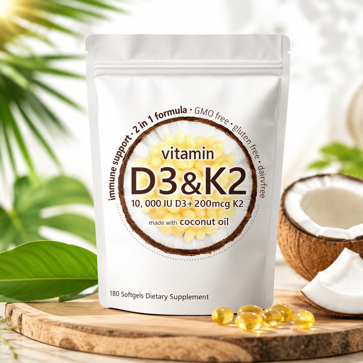 SunBone™ Daily D3+K2