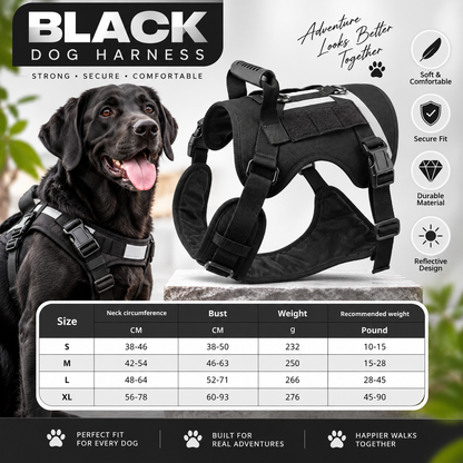Tactical Reflective Dog Harness