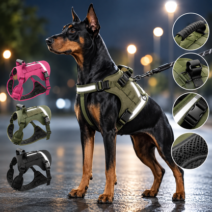 Tactical Reflective Dog Harness