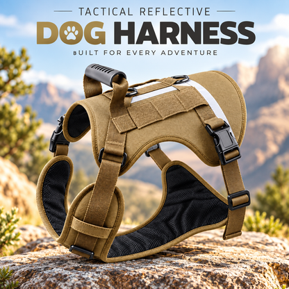 Tactical Reflective Dog Harness