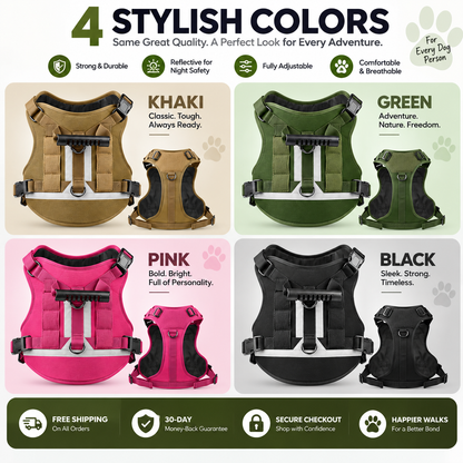 Tactical Reflective Dog Harness