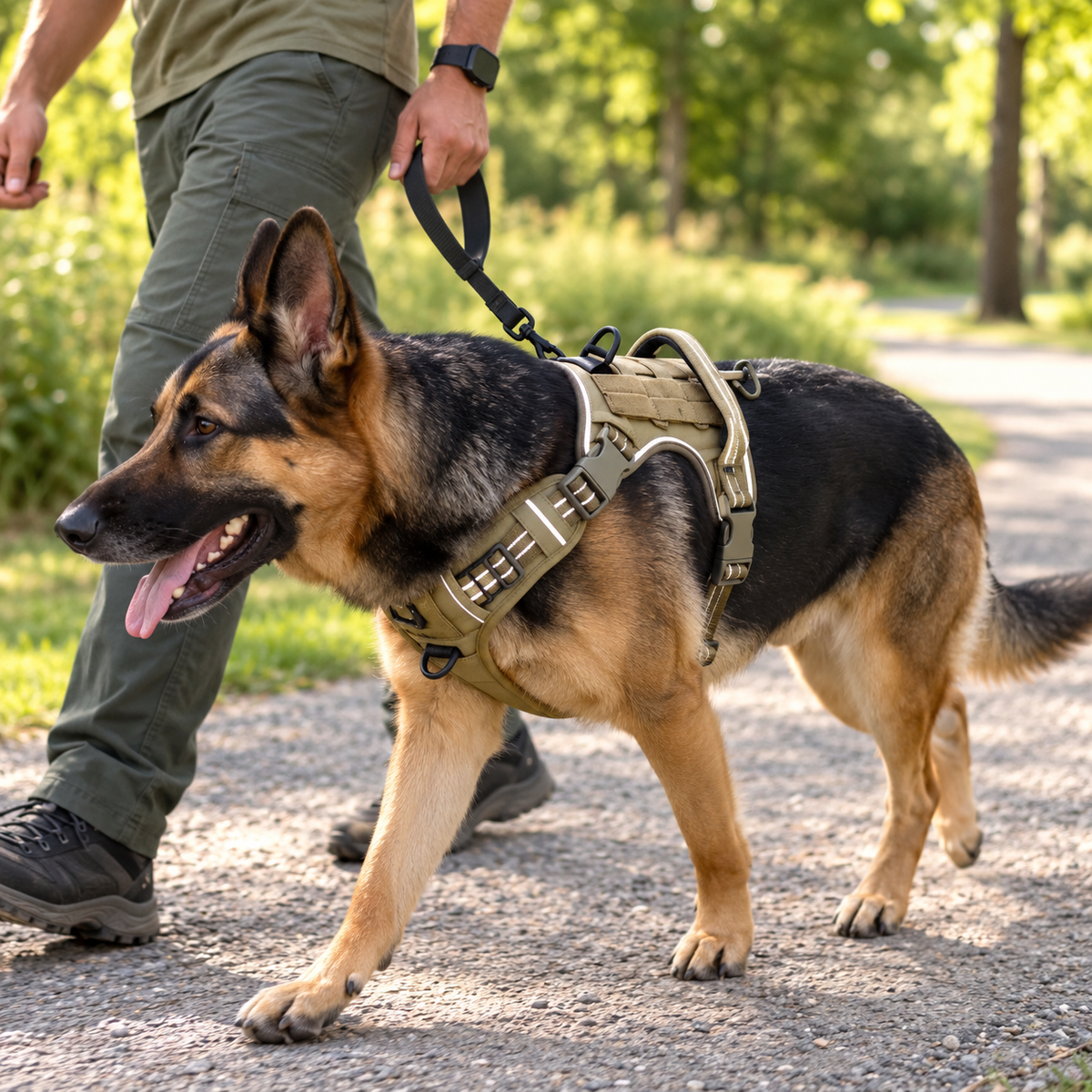 Tactical Reflective Dog Harness